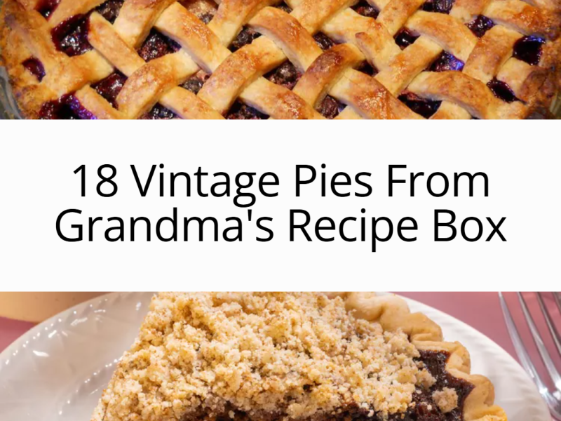 18 Vintage Pies From Grandma’s Recipe&nbsp;Box