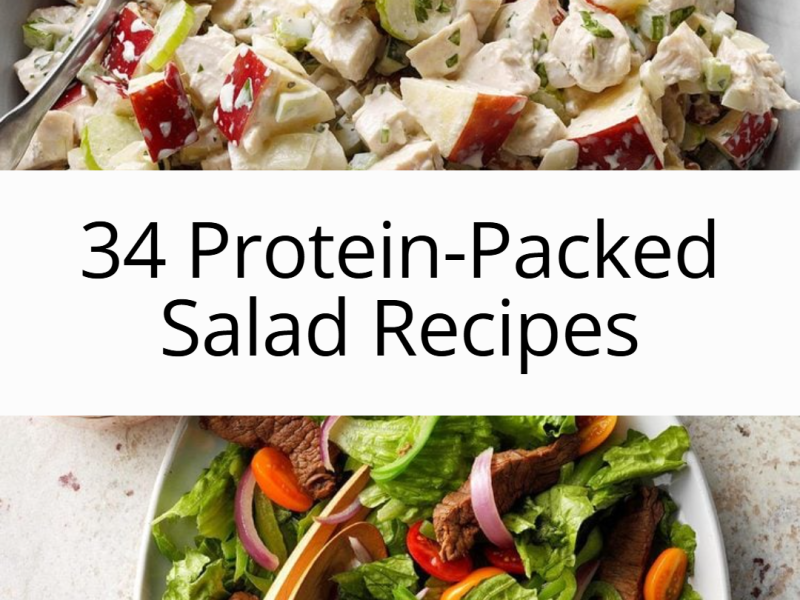 34 Protein-Packed Salad Recipes to Fuel Your&nbsp;Day