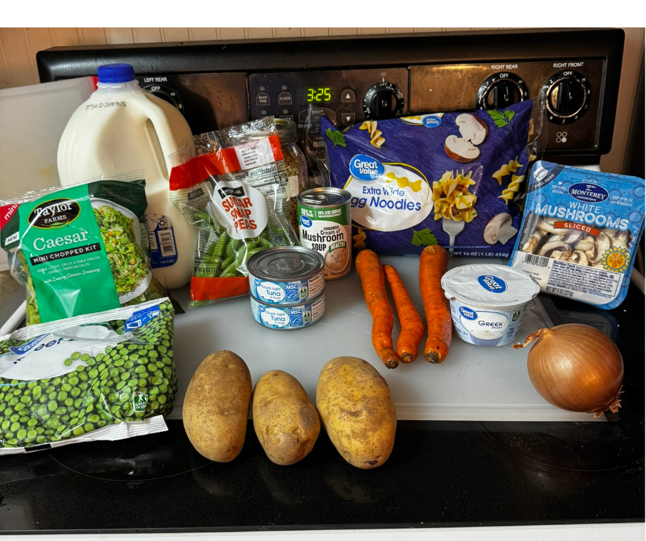 Groceries Needed for First Weekend